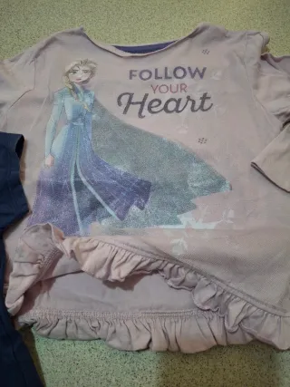 Magliette Frozen Elsa Bambina