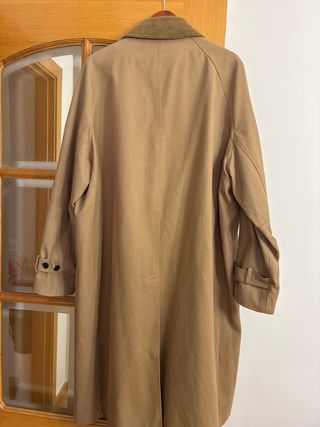 Gabardina Zara Hombre Talla M Marrón