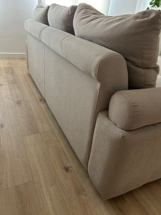 Sofá de 3 plazas gris claro