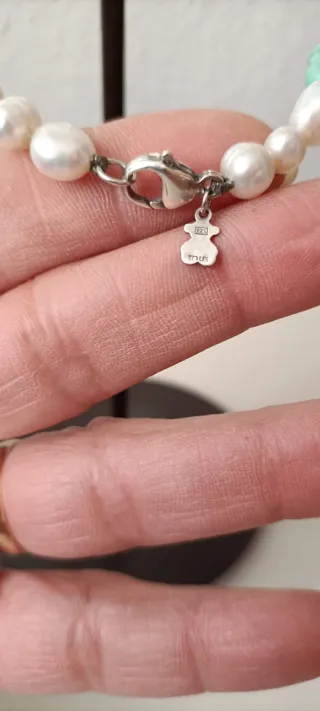 Conjunto de 2 piezas Tous Perlas y Turquesas