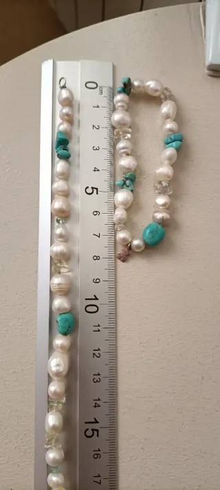 Conjunto de 2 piezas Tous Perlas y Turquesas