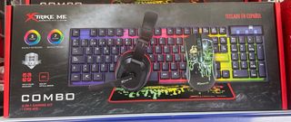 Combo Gaming Teclado, Ratón, Auriculares...