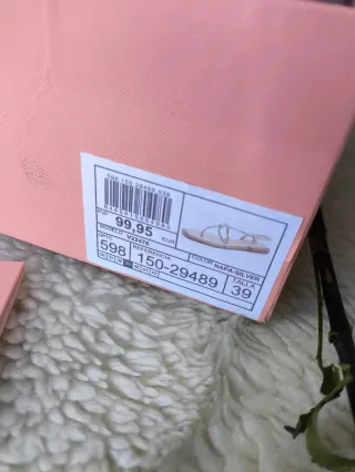 SANDALIAS STRASS PIEL