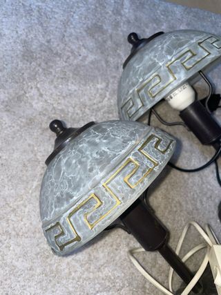 Coppia Lampade Vintage Stile Tiffany