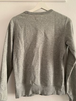 Sudadera Converse Gris Logo Estrella