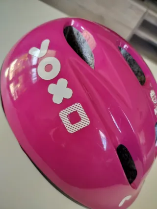Casco Bicicleta Infantil Rosa Talla M