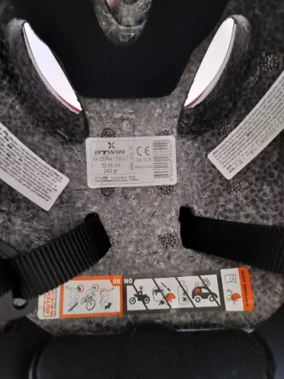 Casco Bicicleta Infantil Rosa Talla M