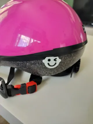 Casco Bicicleta Infantil Rosa Talla M