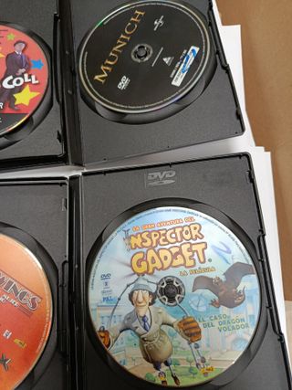 Películas DVD SÓLO DISCO.videoclub (4) desde 0,5€