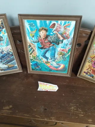 Cuadros Regreso al Futuro (Set de 3)