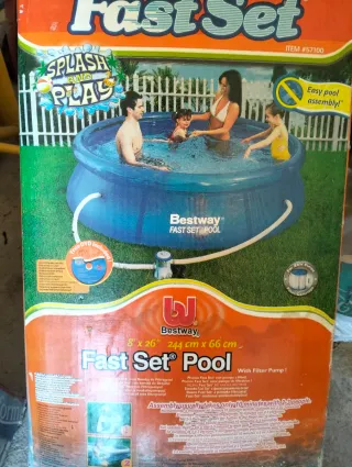 Piscina portatil con Filtro