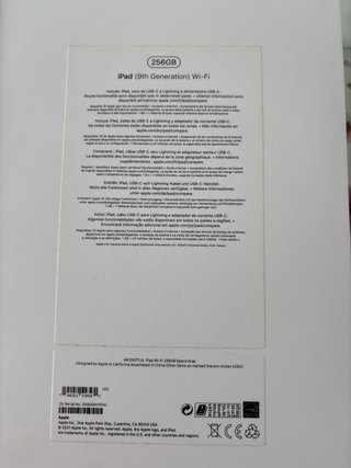 iPad 9ª Gen 256GB WiFi Gris