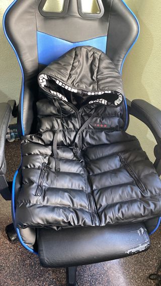 Chaleco ICON Negro con Capucha