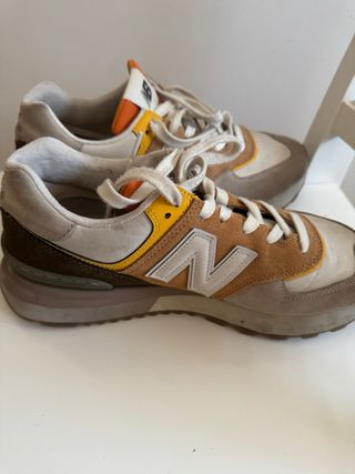 Zapatillas New Balance Hombre Beige/Naranja