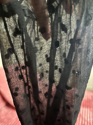 Vestito in Gasa Nero Zara XS