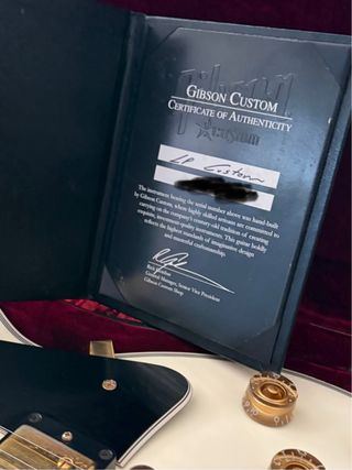 Gibson Les Paul Custom Blanca 2010