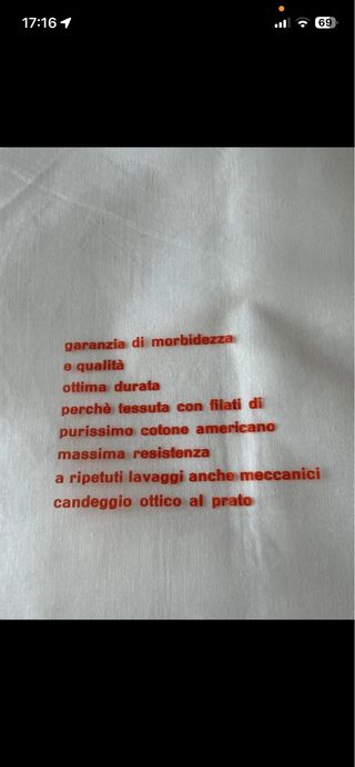 Set 4 Lenzuola Matrimoniali NK Cotone  240 x 270