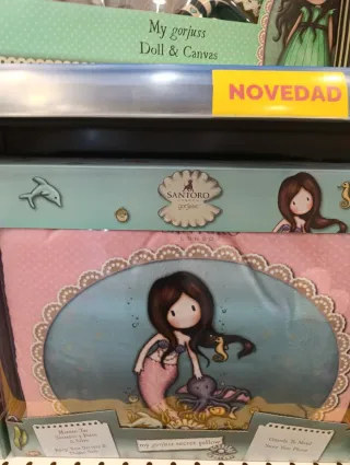 Santoro Gorjuss Muñeca y complementos, regalo comu