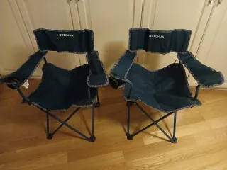 Conjunto de dos sillas plegables de camping