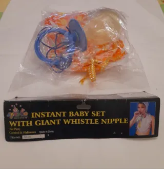 Complementos Disfraz Bebé: Gorrito, Babero y chupe