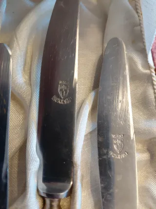 Set di posate in alpaca argentato