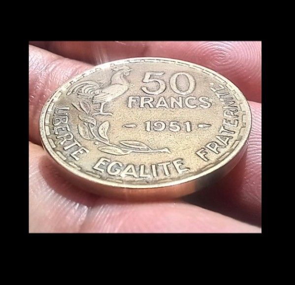 50 francos 1951 moneda