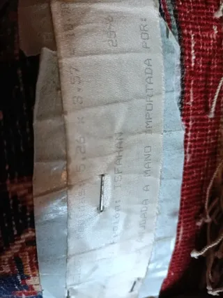 Alfombra Persa. Anudada a Mano