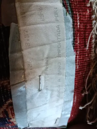 Alfombra Persa. Anudada a Mano