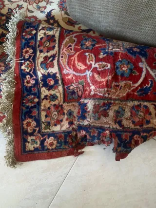 Alfombra Persa. Anudada a Mano