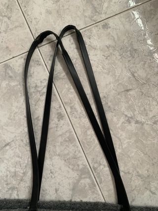 Bolso de fieltro gris con iniciales MG