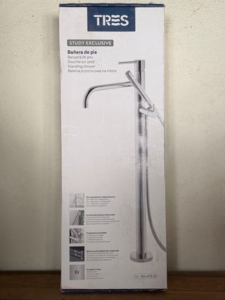 Bañera Exenta Story XL 170x77 y griferia tres