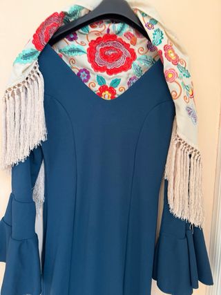 Vestido Canastero Lycra con Mantoncillo