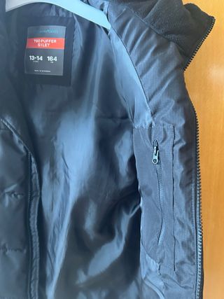 Chaleco negro acolchado primark talla 13-14