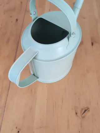 Regadera Ikea verde menta metal