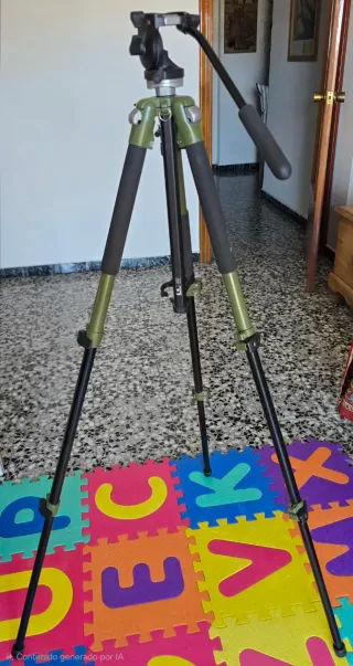 Trípode Manfrotto 190NAT3 + Rótula 700RC2