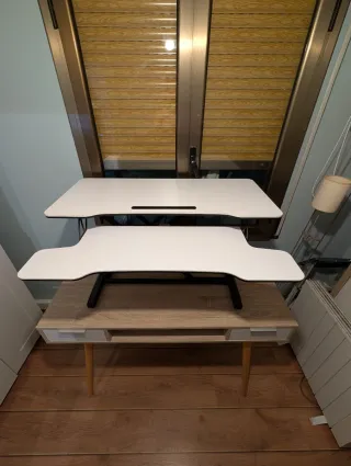 Convertidor Escritorio Ajustable FITUEYES Blanco