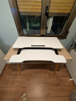 Convertidor Escritorio Ajustable FITUEYES Blanco