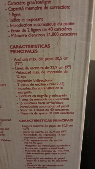 Olivetti Lettera E 555 Máquina de Escribir