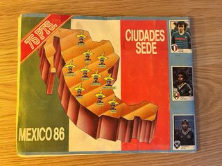 Álbum de cromos México 86 - casi completo (98%)