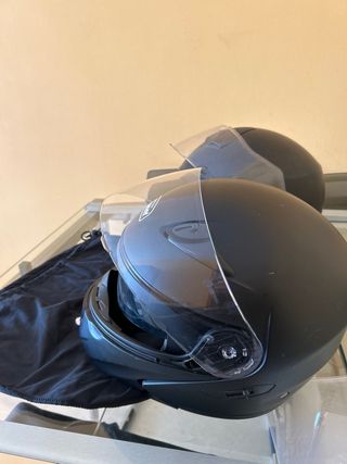 Pack 2 cascos moto: Integral + Jet + Funda