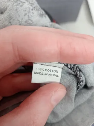Gonna grigio verde Wicked Dragon 100% cotone