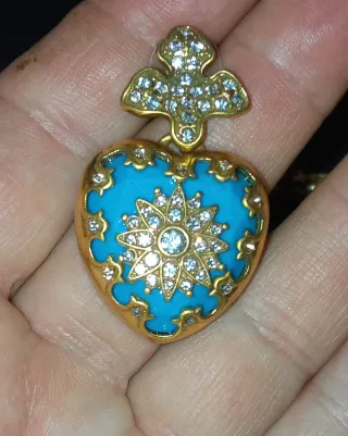 Parure Vintage Belle Epoque oro e turchese