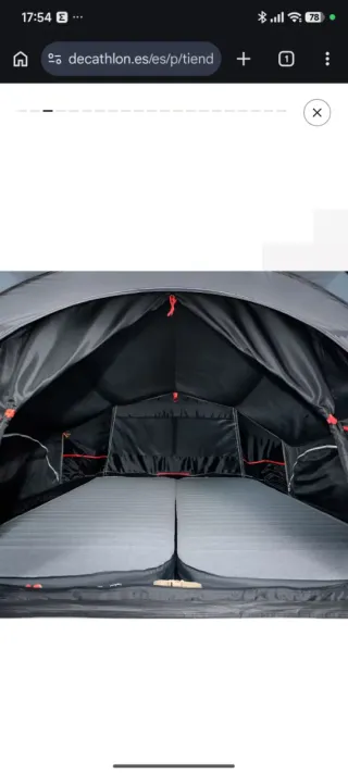 Tienda de campaña instantánea para 2 personas, 2XL