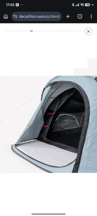 Tienda de campaña instantánea para 2 personas, 2XL