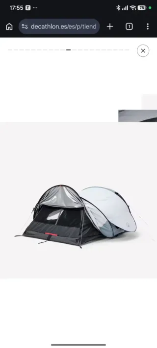 Tienda de campaña instantánea para 2 personas, 2XL