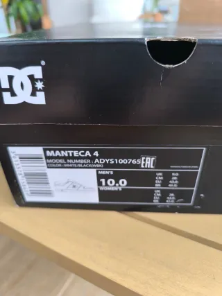 Zapatillas DC Manteca 4 Talla 43