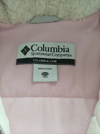 Chaqueta Técnica Columbia Niña, tonos Pastel 14/16