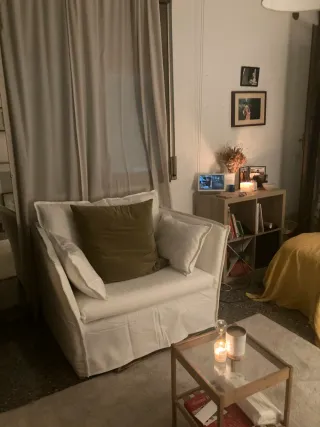 Ikea Backsalen Sillón Blanco