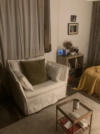 Ikea Backsalen Sillón Blanco