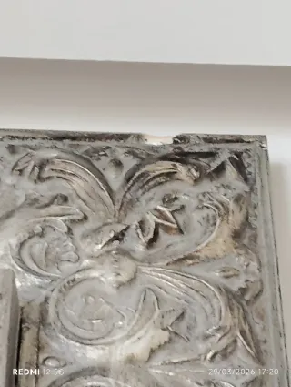 Espejo Grande Decorativo Plateado